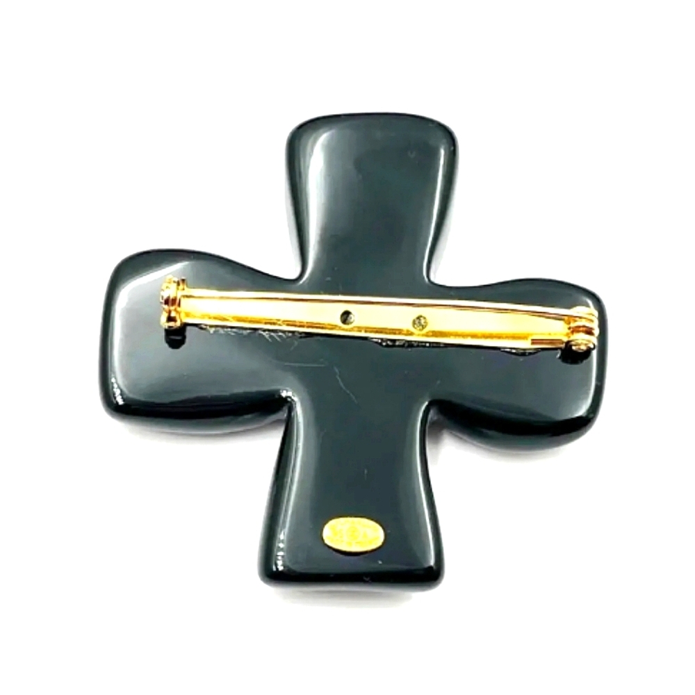 CHANEL CROSS BROOCH - Picture 5 of 5